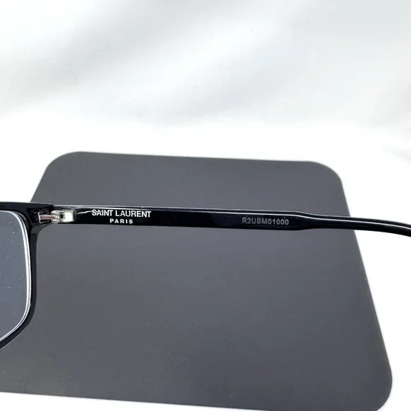 Saint Laurent SL 187 SLIM Eyeglasses 001 Black 53mm 53 [] 18 150